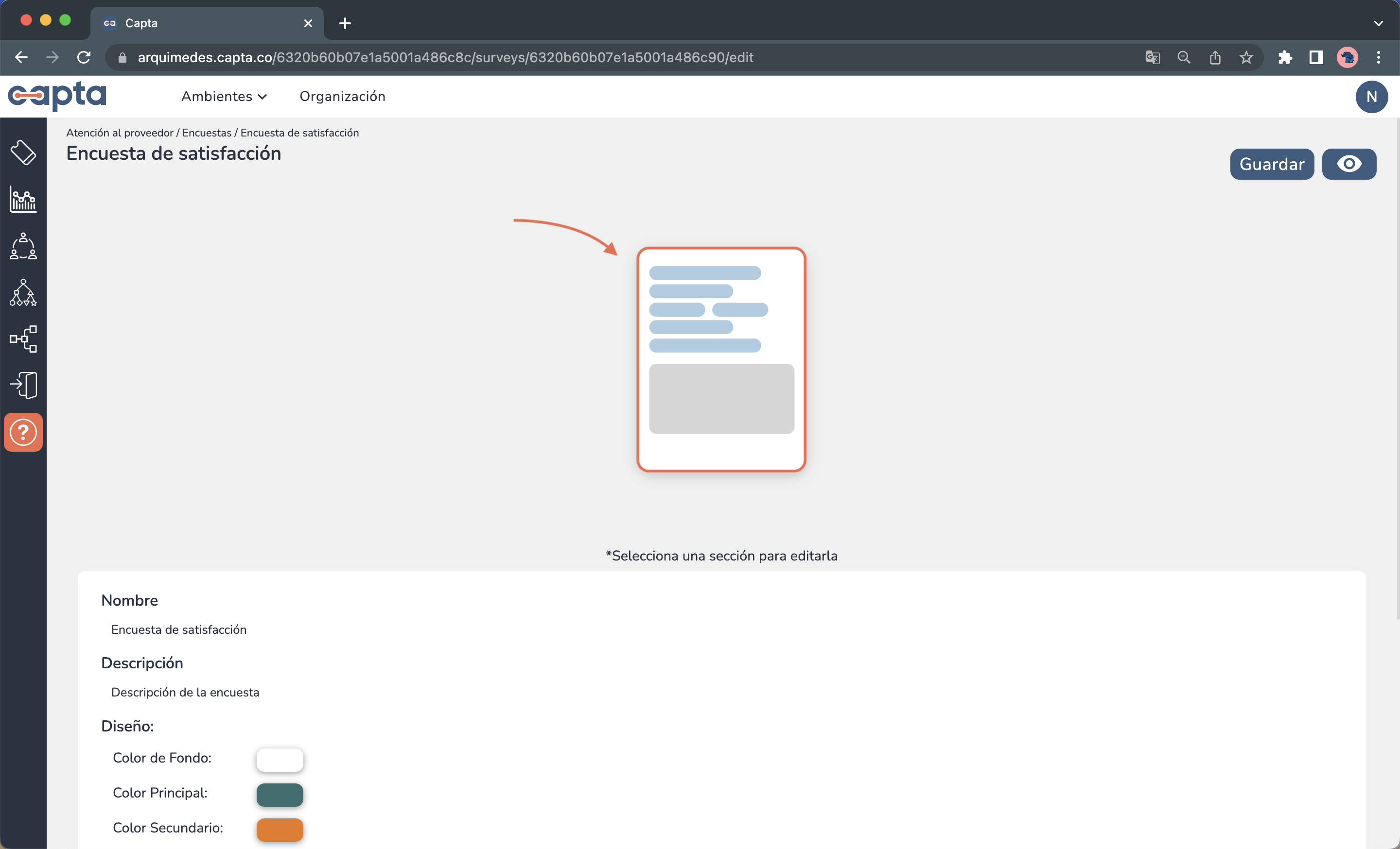 Imagen página principla de encuestas