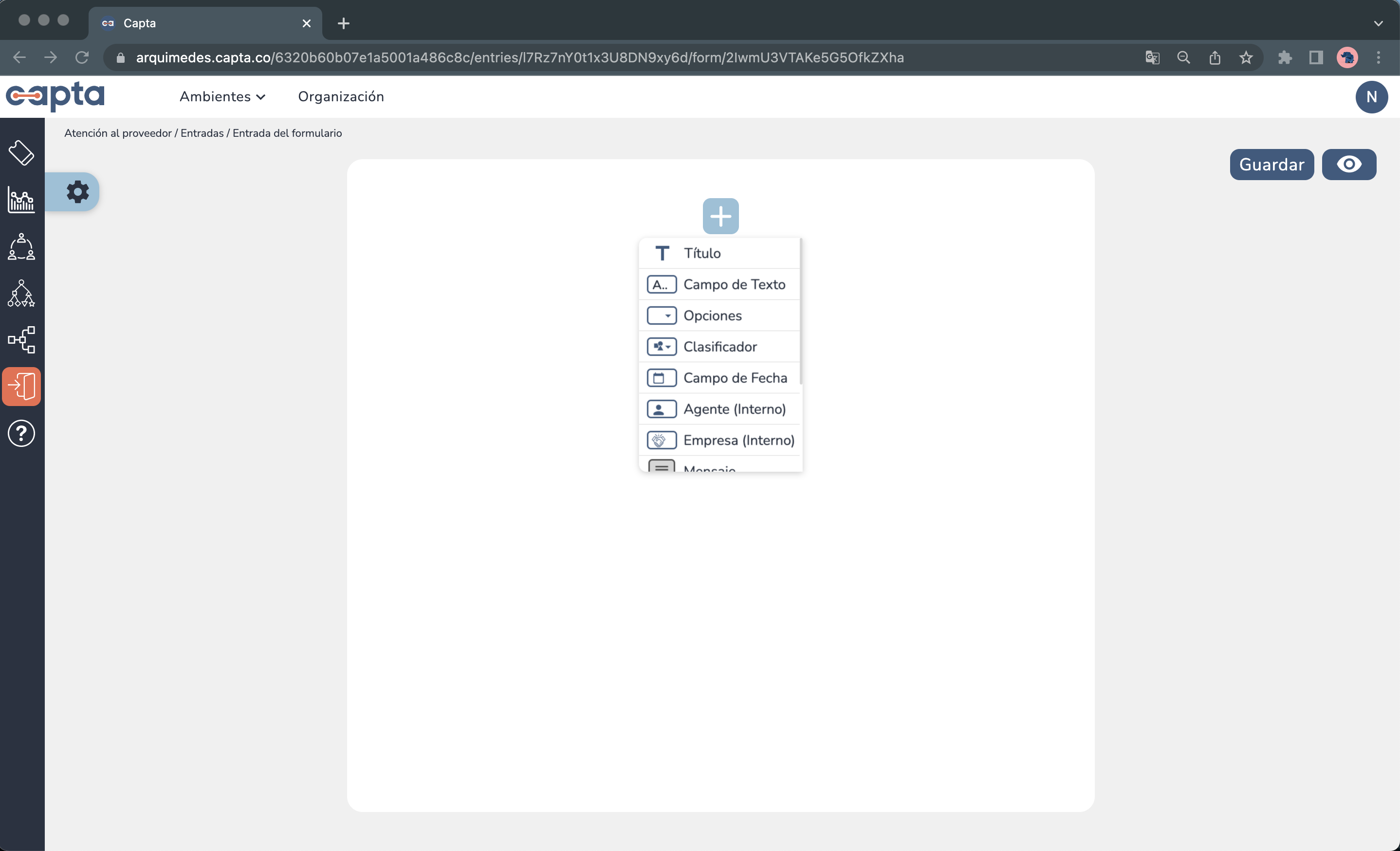 Imgen editor formulario