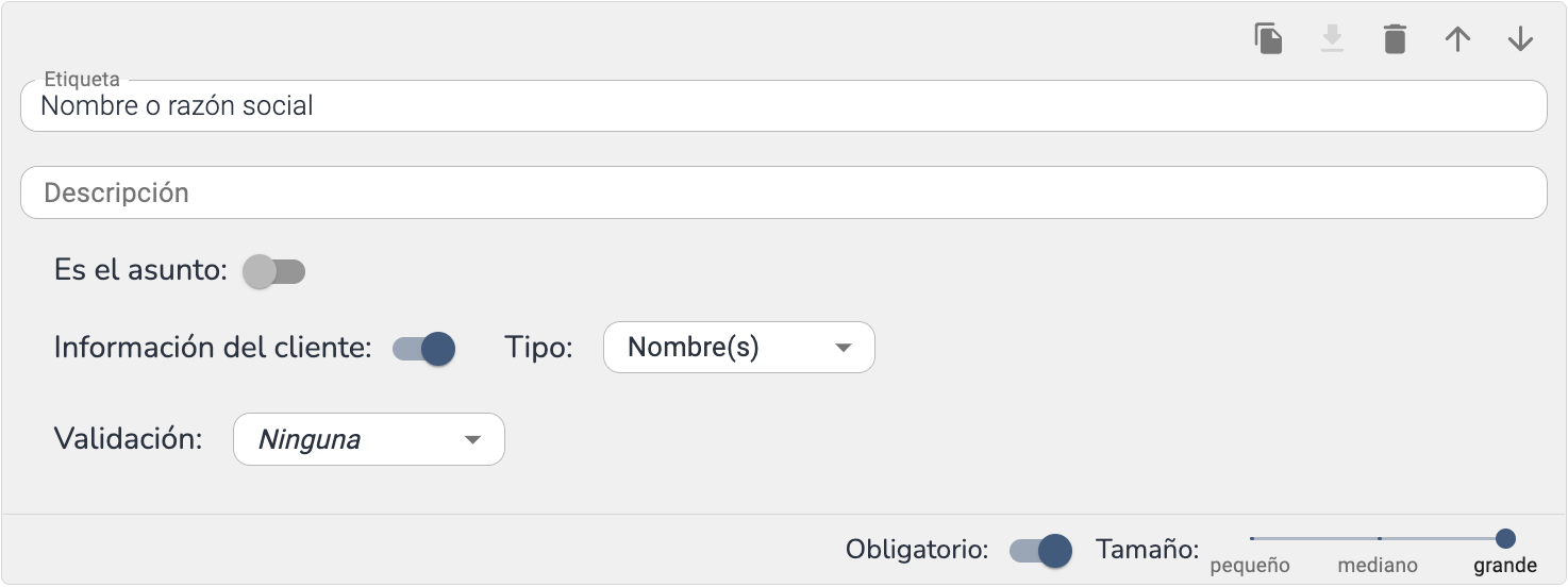 Imgen editor formulario