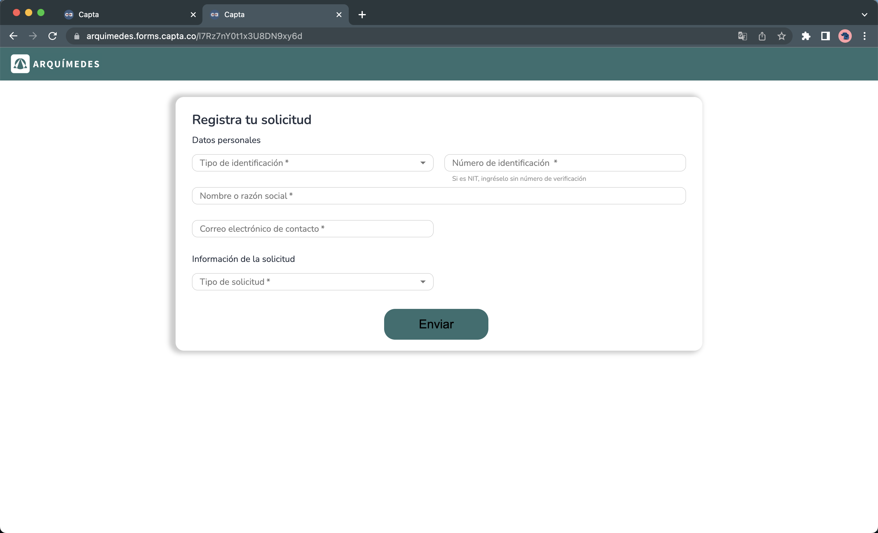 Imgen editor formulario