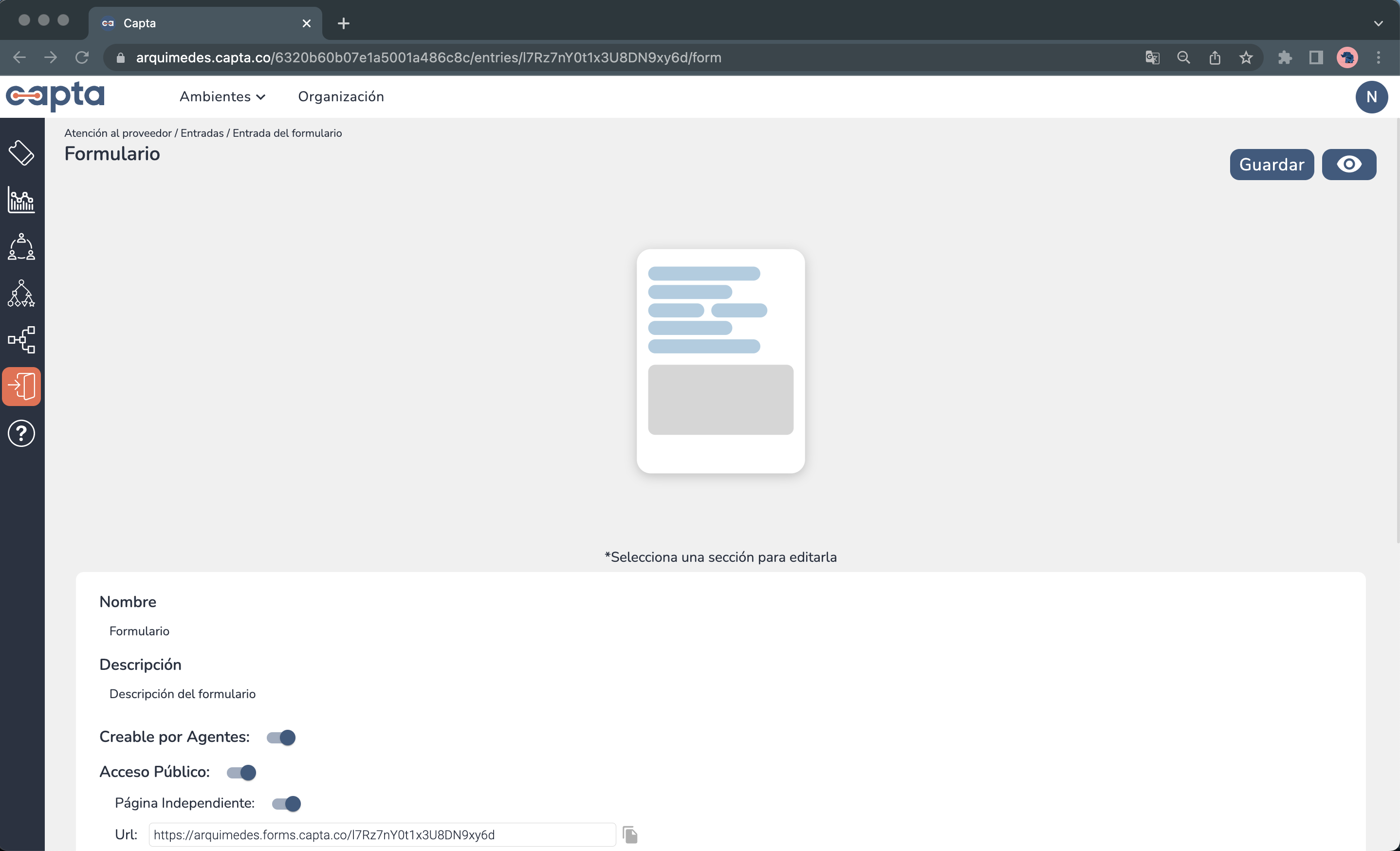 Imgen editor de formularios