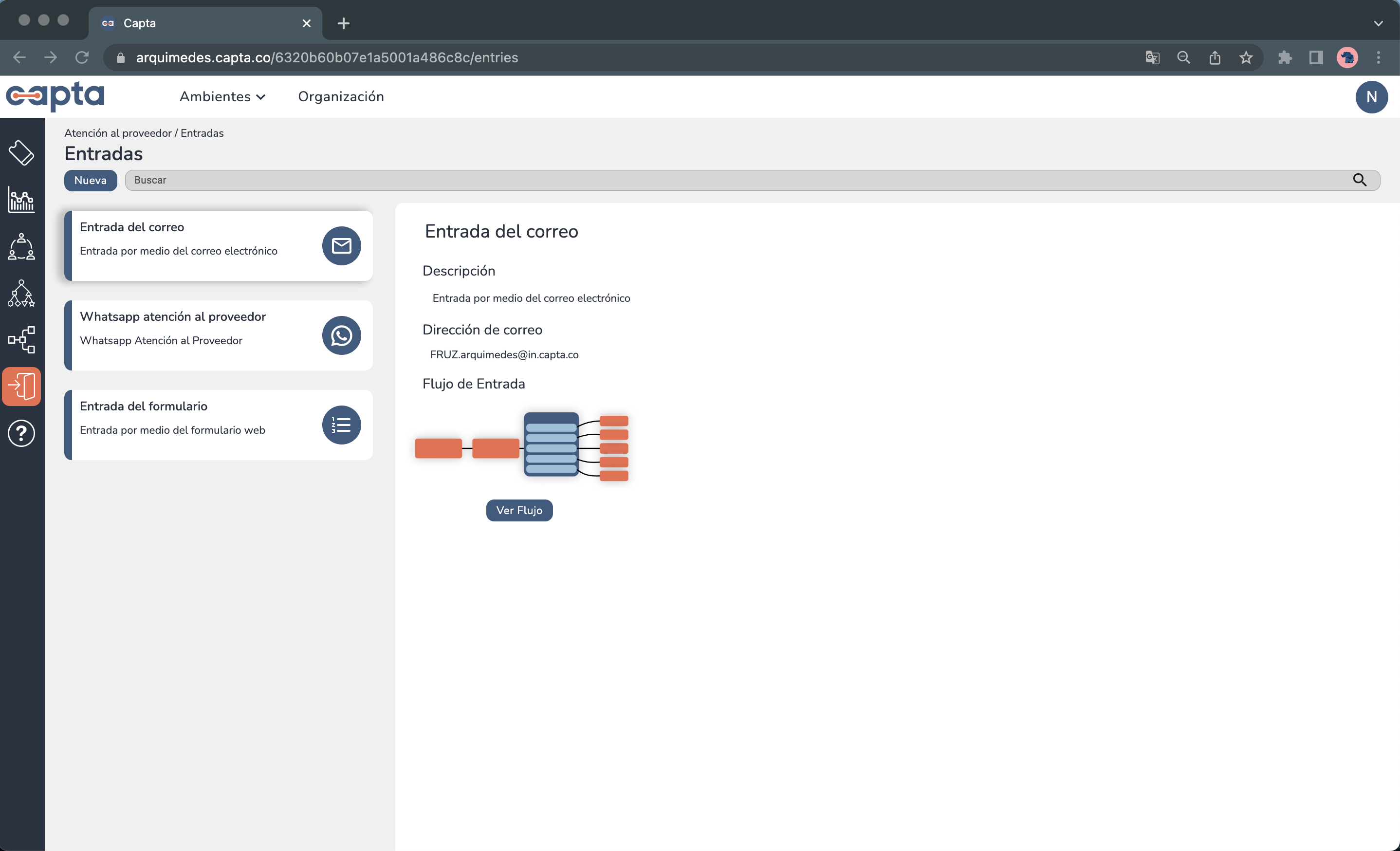 Imgen entrada por correo