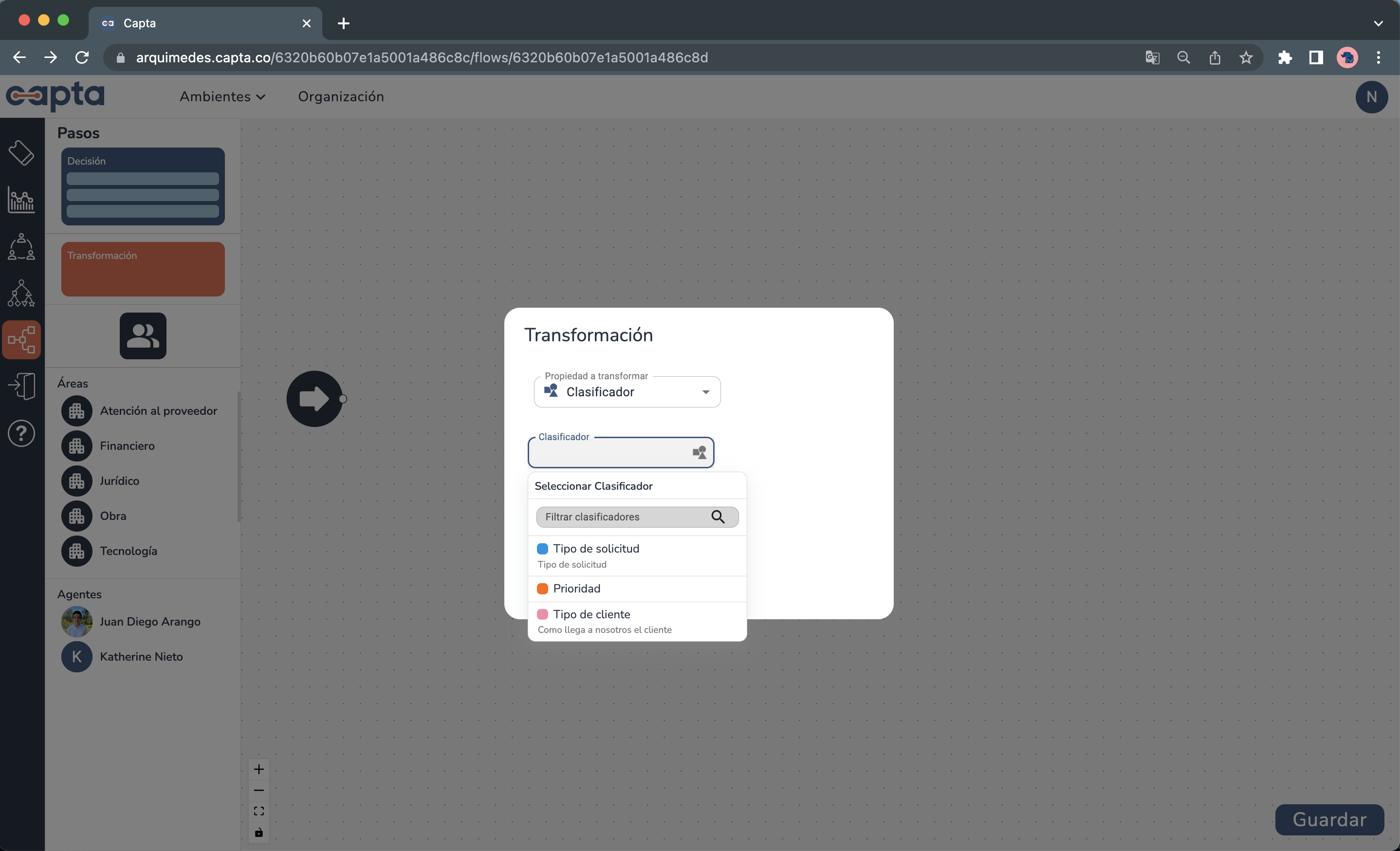 Imagen de transformar clasificador